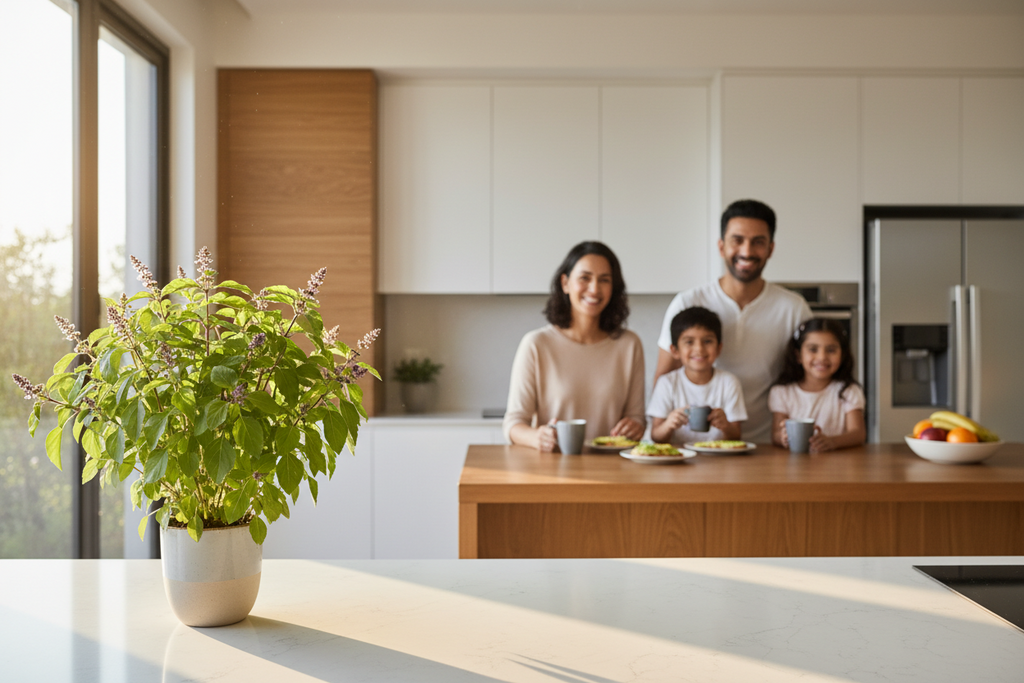 Horty · Edible · Tulsi / Holy Basil (Ocimum tenuiflorum)